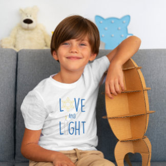 Camiseta Love and Light Hannukah