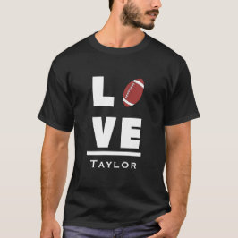 Camiseta Love And Live American Football Sports Fan