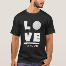 Love And Live Golf Sports Fan Custom Name