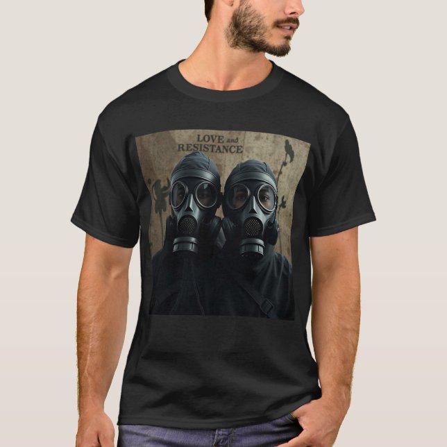 Camiseta LOVE AND RESISTANCE Contemporary Graphic (Frente)