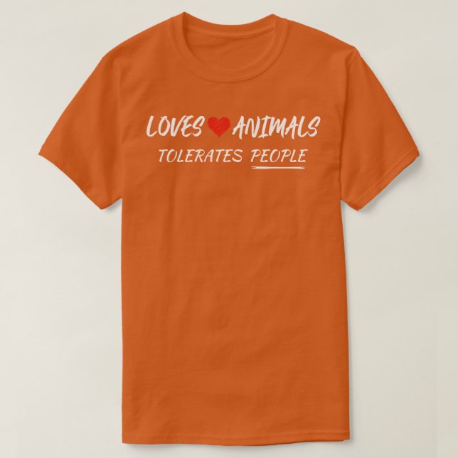 CAMISETA LOVE ANIMAIS TELORA ANIMAIS PESSOAS AMANTES (Frente do Design)