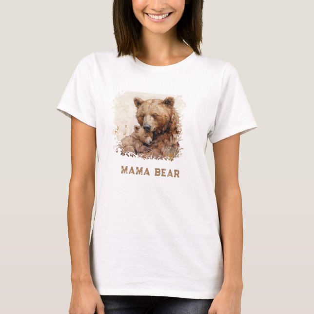 Camiseta *~* Love AP72 MAMA BEAR Cub Gift (Oferta do Dia de (Frente)