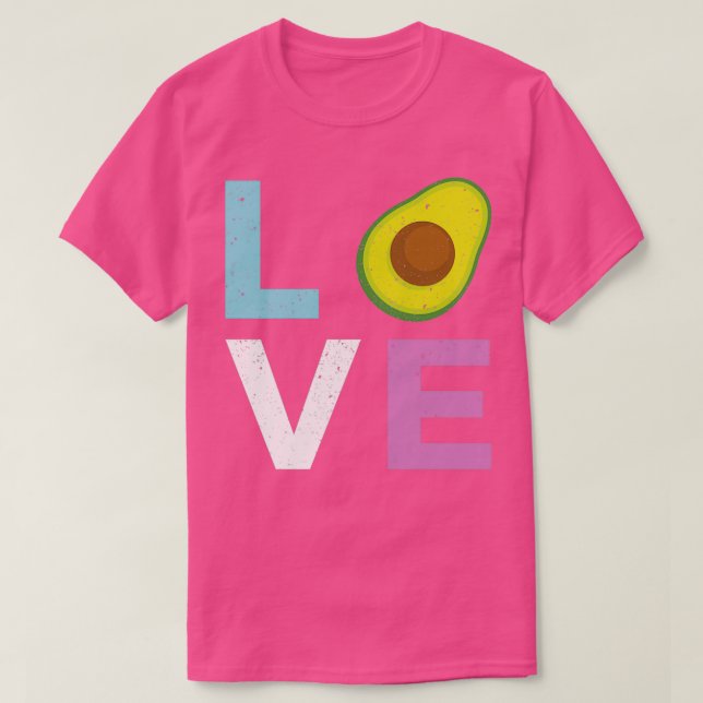 Camiseta LOVE Avocados 2 (Frente do Design)