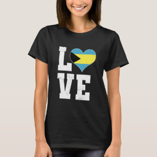 Camiseta Love Bahamas Bahamian Vacation Dress