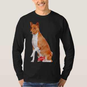 Camiseta Love Basenji Dog Mãe Pai Puppy Pet Namorados