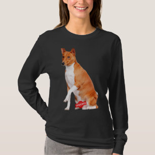 Camiseta Love Basenji Dog Mãe Pai Puppy Pet Namorados