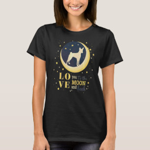 Camiseta Love Basenji To The Moon