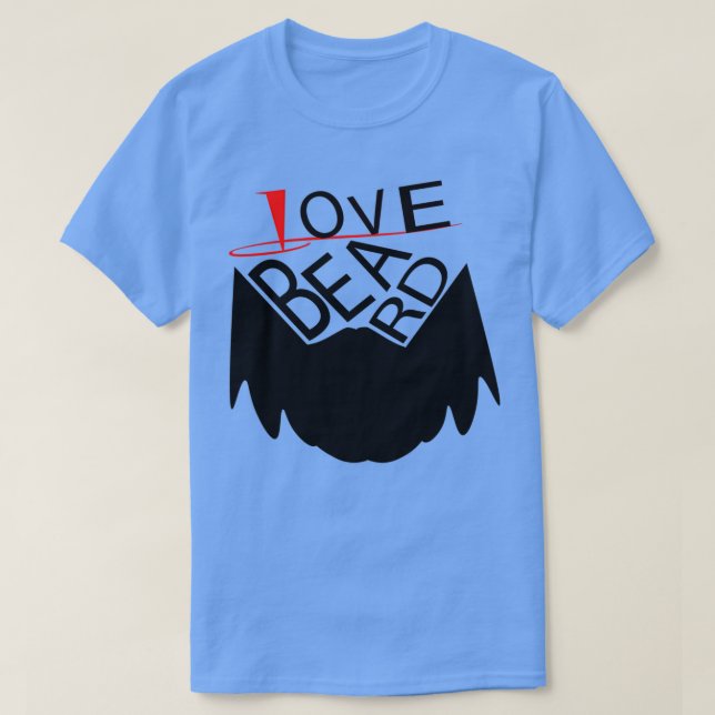 Camiseta Love Beard (Frente do Design)