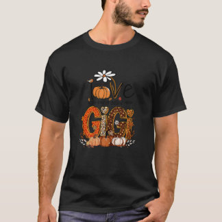 Camiseta Love being called gigis Grandma gigi Halloween 