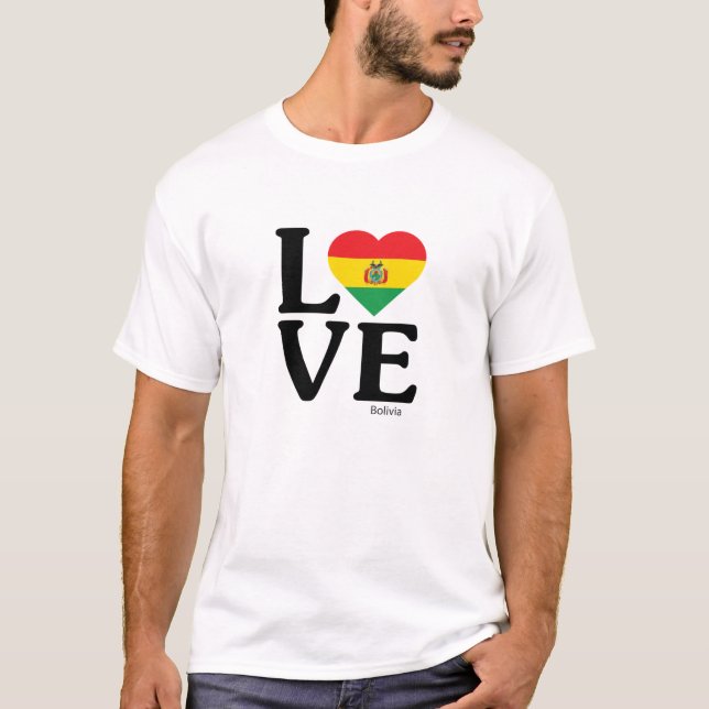 Camiseta Love Bolivia (Frente)