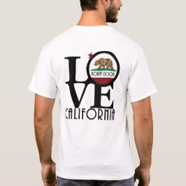 Camiseta LOVE Bonny Doon California (impressão traseiro)