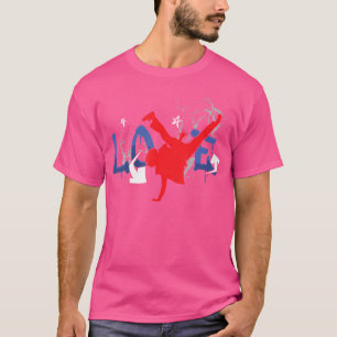 Camiseta Love Breakdance Hip Hop Bboy B-Girling Streetdance