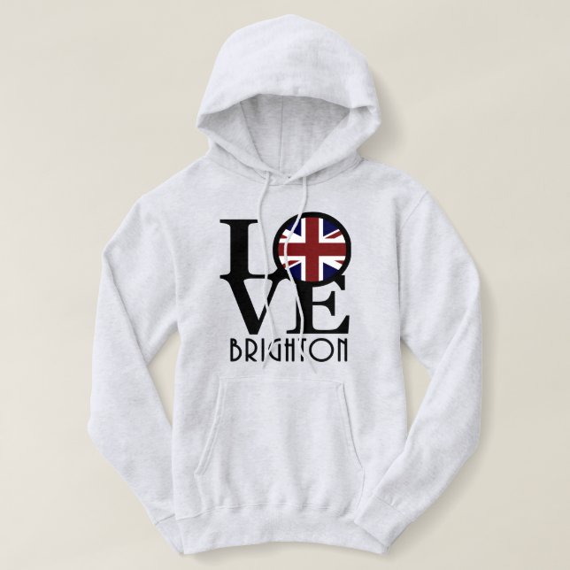 Camiseta LOVE Brighton Inglaterra (Frente do Design)