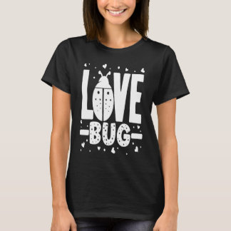 Camiseta Love Bug Valentine's Day Good Luck Nature Date Sin