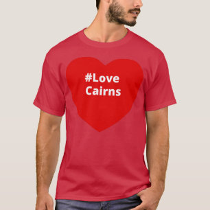 Camiseta Love Cairns Hashtag Heart