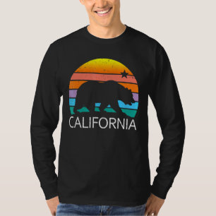 Camiseta Love California Retro Vintage Cali Pride Bear Suns
