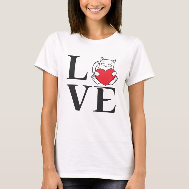Camiseta Love Cats (Frente)