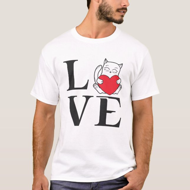 Camiseta Love Cats (Frente)