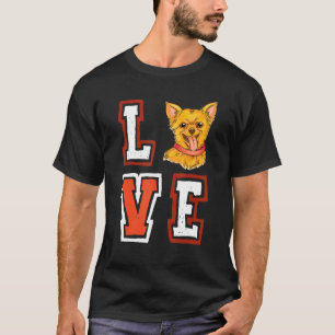 Camiseta Love Chihuahua Animal Pup Puppy Pet Dog Owne