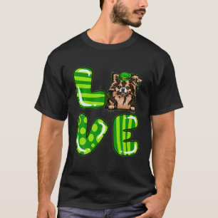 Camiseta Love Chihuahua Lucky Clover Shamrock Rua de Patric