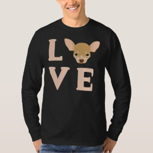 Camiseta Love Chihuahua S Cujo Cachorro É Bonito