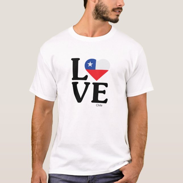 Camiseta Love Chile (Frente)