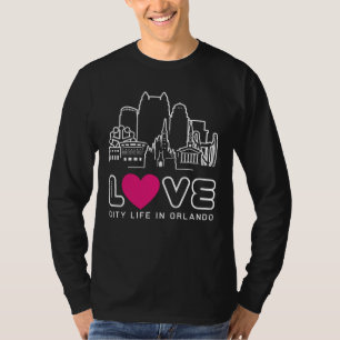 Camiseta Love City Life In Orlando