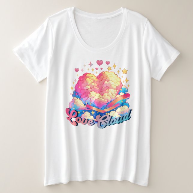 Camiseta Love Cloud (Frente do Design)