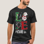 Camiseta Love CNA Life Stethoscope Snowman Christmas Vaccin<br><div class="desc">Love CNA Life Stethoscope Snowman Natal Vacinado .swag, legal, engraçado, geek, hipster, adgpc, álcool, arte, fofo, design, médico que, olho, rosto, gráfico, mínimo, moderno, música, pirâmide, sátira, ficção científica, simples, verão, tardis, televisão, triângulo, branco, mulheres, abstrato, abstração, todos os olhos, ingeye, macaco, comida asiática, incrível, cerveja, preto, chefe, buldogue, boné,...</div>