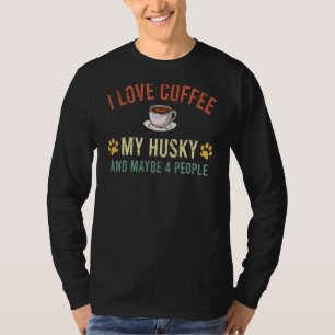 Camiseta Love Coffee Mug Dog Caffeine Cappuccino Dogg