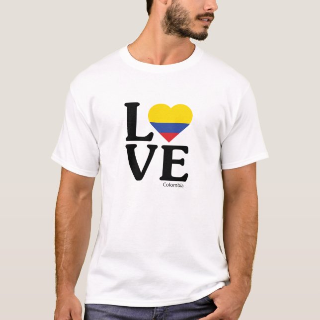 Camiseta Love Colombia (Frente)