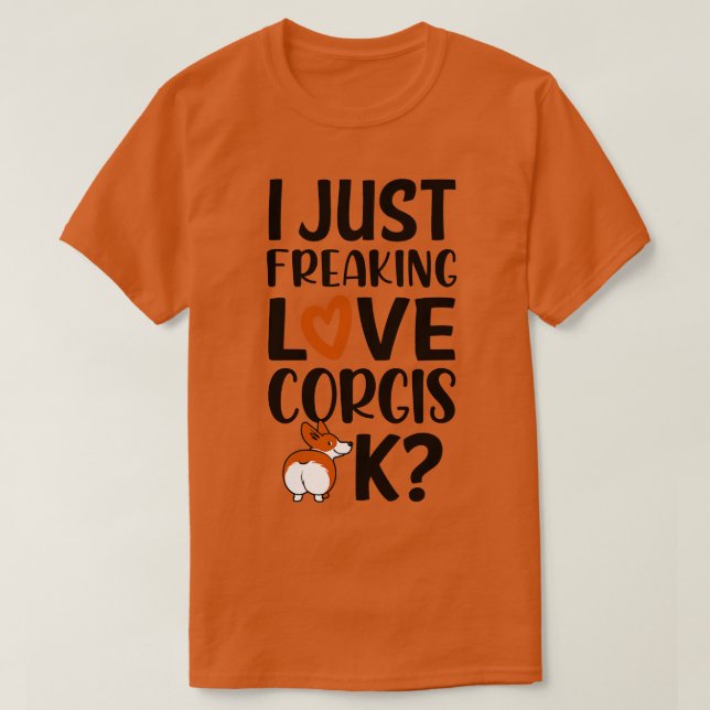 Camiseta Love Corgis 1 (Frente do Design)