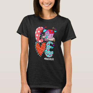 Camiseta LOVE Corretor de Imóveis Vida Coração de Leopardo