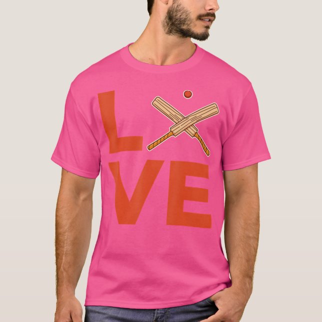 Camiseta Love Cricket Lover (Frente)