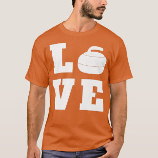Camiseta Love Curling para orgulhoso Premium