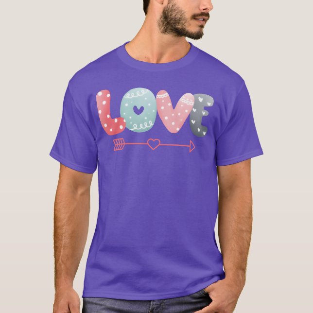 Camiseta love cute family (Frente)