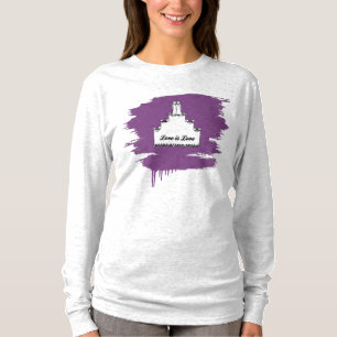 CAMISETA LOVE DE BOLO DE CASAMENTO LESBIANO
