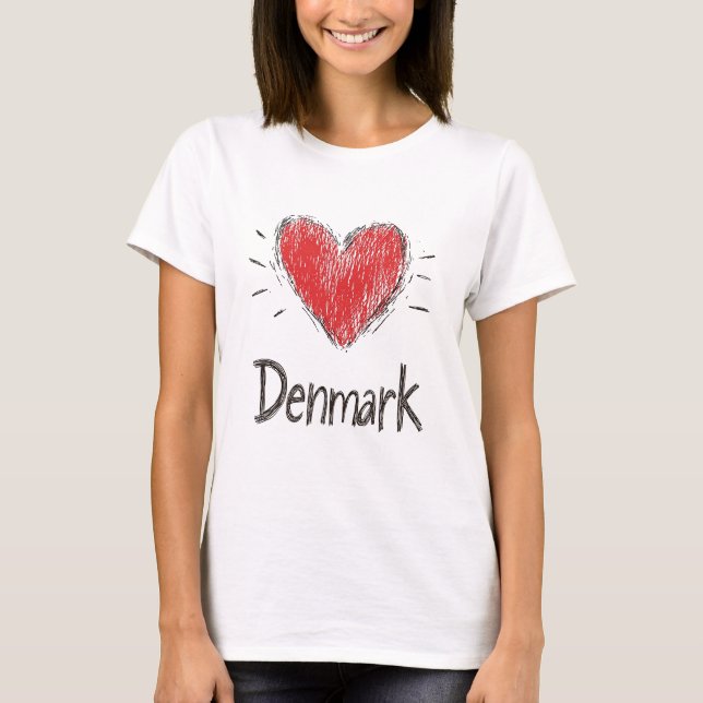 Camiseta Love Dinamarca (Frente)