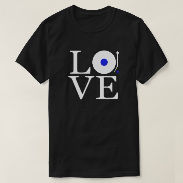 Camiseta Love Disk Jockey Shirt (Frente do Design)