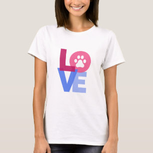 Camiseta LOVE Dog Paw