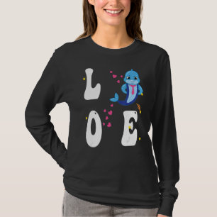 Camiseta Love Dolphins Sea Graphic Design