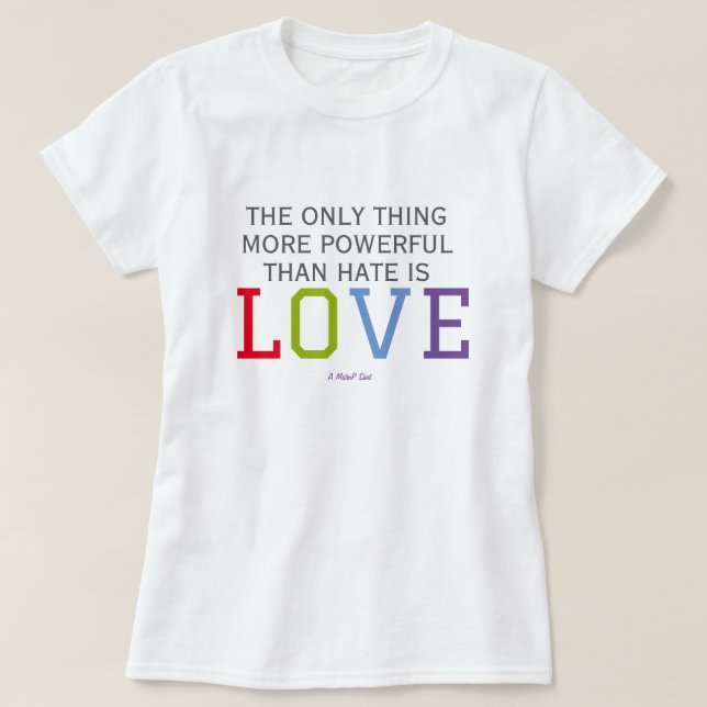 Camiseta LOVE (double sided) - A MisterP Shirt (Frente do Design)