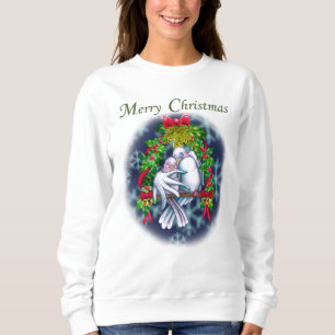 Camiseta Love Doves White Christmas version Sweatshirt