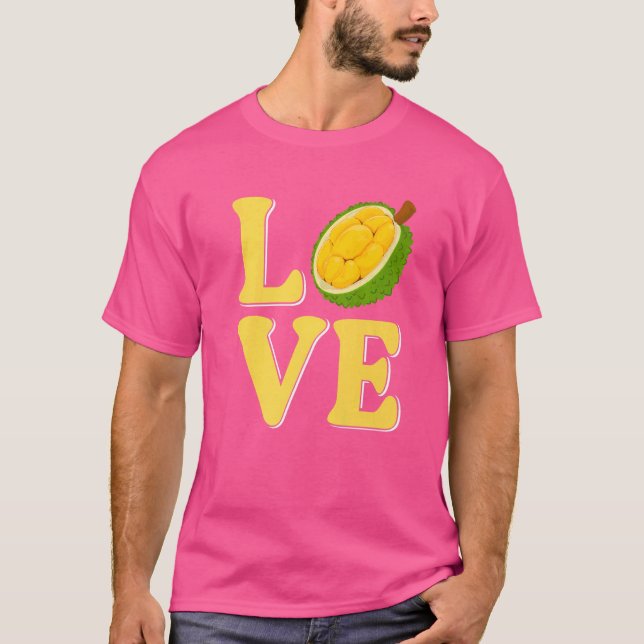 Camiseta Love Durian Fruta (Frente)