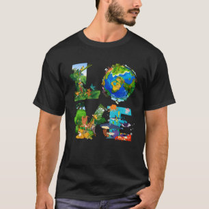 Camiseta Love Earth Day 53rd Anniversário Salve Nosso Plane