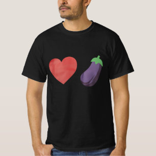 Camiseta Love EggPlant Engraçado Gay LGBTQ Prid