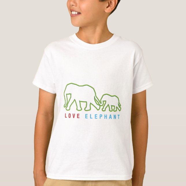 Camiseta Love Elephant (Frente)
