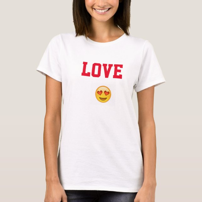 Camiseta Love Emoji shirt (Frente)