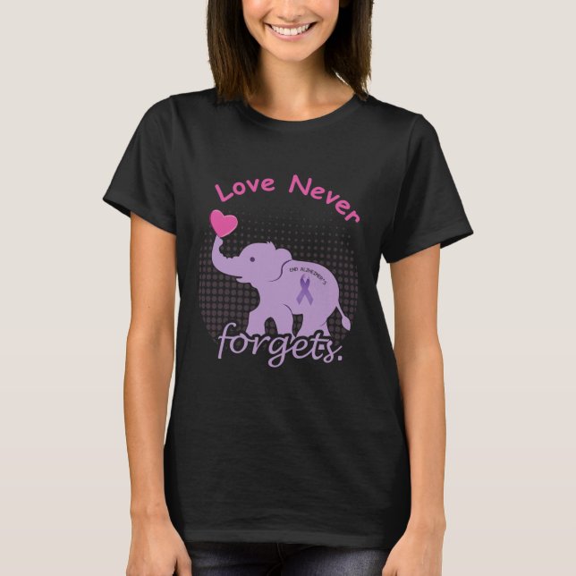 Camiseta Love End Alzheimer End Heimer Heimer Heimer Heimer (Frente)
