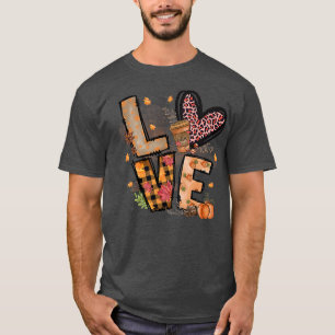 Camiseta Love Fall Cozy Autumn